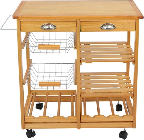 Rolling kitchen island - kitchen, cart